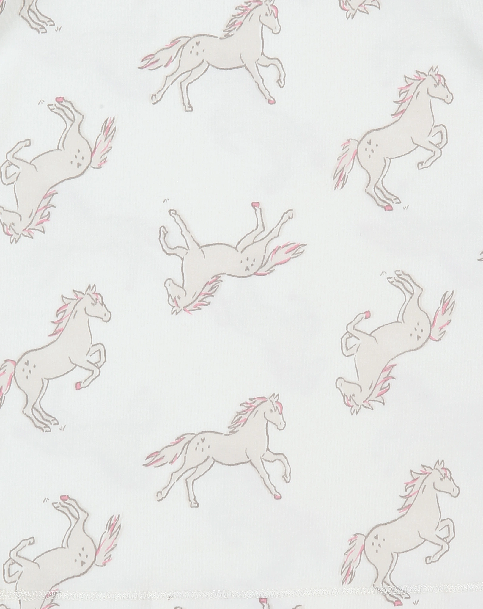 Unterhemd HELLO HORSE 2er-Pack in weiß/rosa