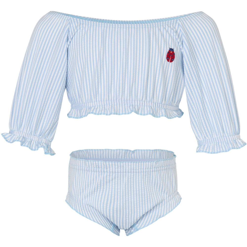 Køb Vanilla COPENHAGEN Blue Ladybug Bikini Seersucker
