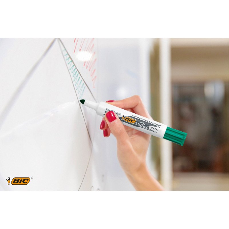 Marqueur effaçable Bic Velleda 1711 pointe ogive 1,9 mm