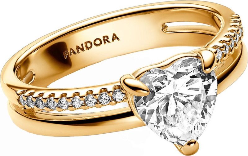 Pandora Timeless Dames Ring Gouden plating;Metaal Goudkleurig 16.