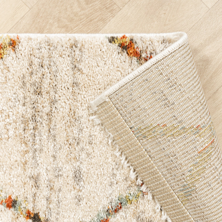 Hoogpolig vloerkleed - Blend Lines Terra
