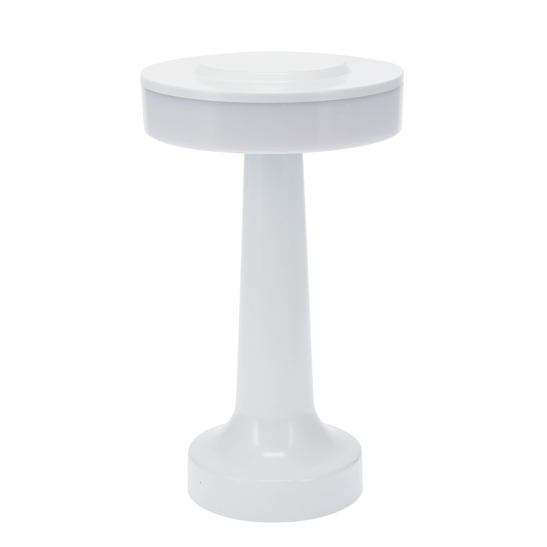 LED Tischlampe mit Akku weiss