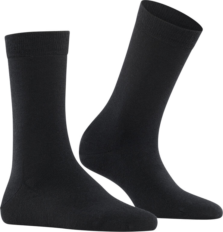 Falke Softmerino strømpe Sort