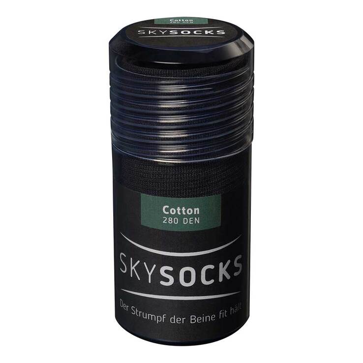 Skysocks Cotton 280den AD 44 / 45 graphit, 2 St