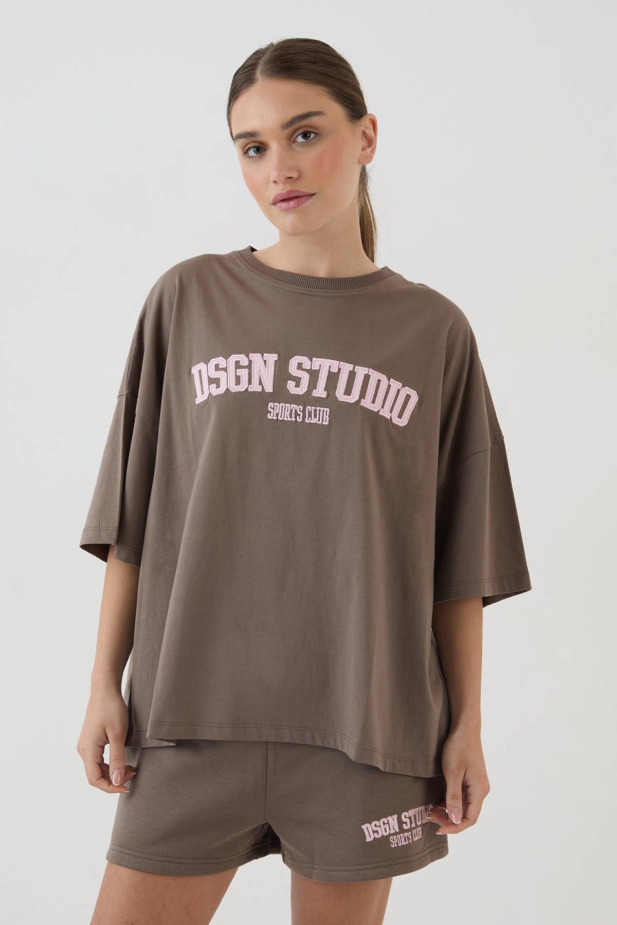T-shirt Oversize À Appliqué Dsgn Studio