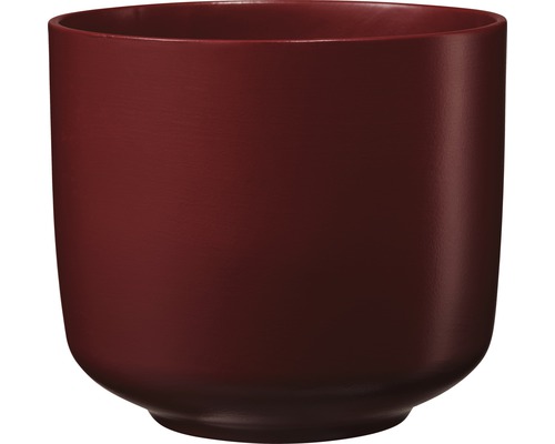 Soendgen Bari Glamour bloempot, H 12 cm, Ø 13 cm, bordeaux mat