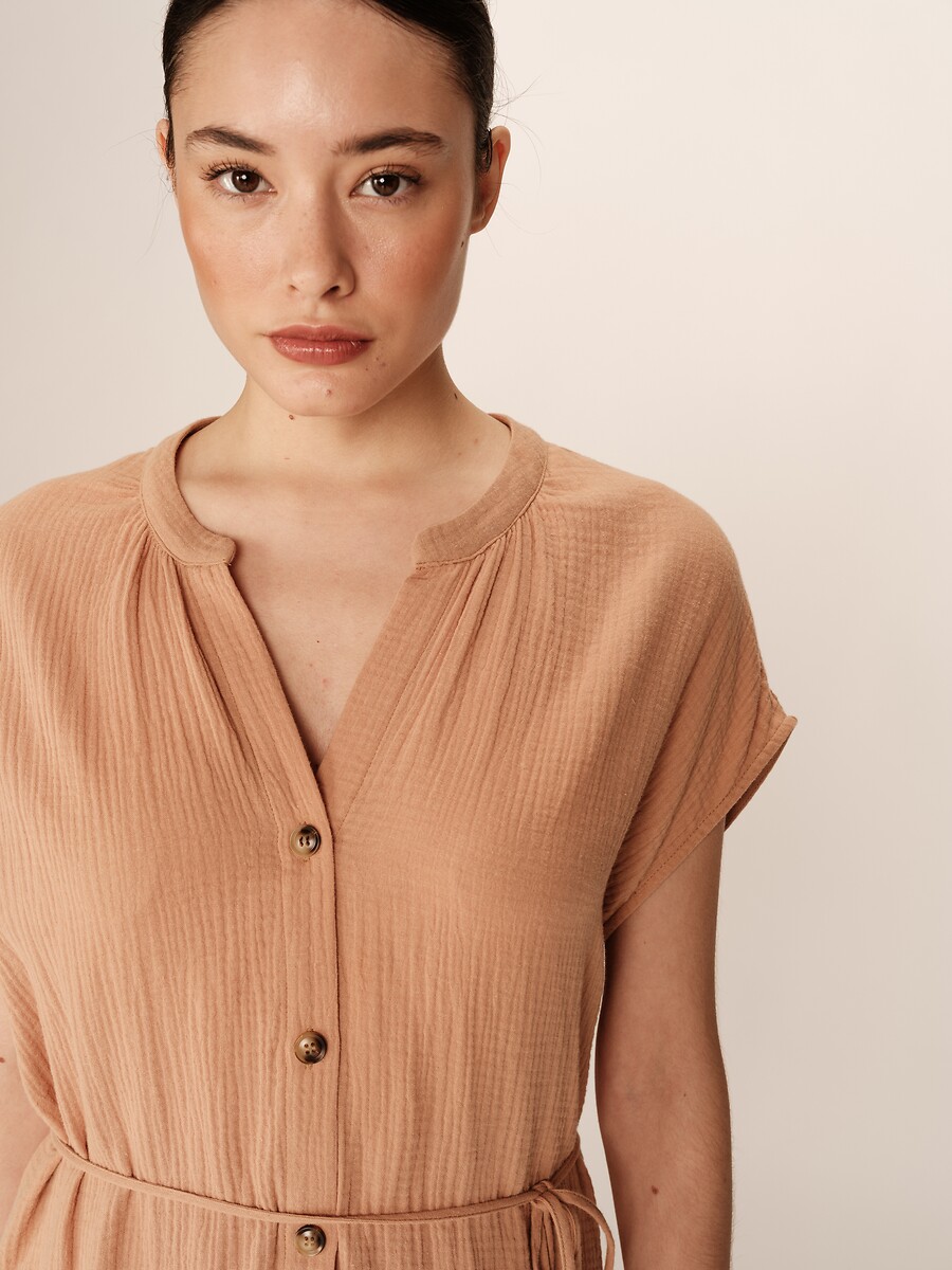 GRACE & MILA<br>Corte jurk van tetrastof ROZANA