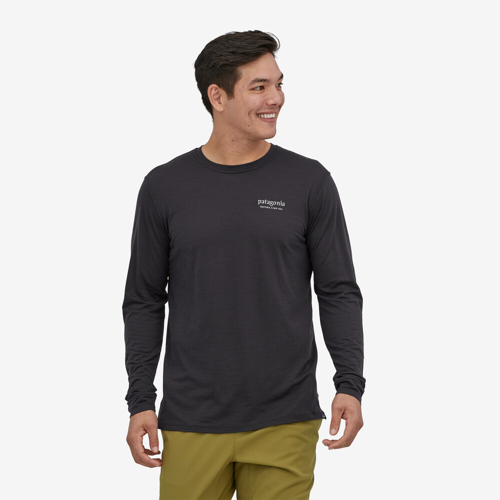 Herren Langarmhemd Capilene Cool Merino Grafik