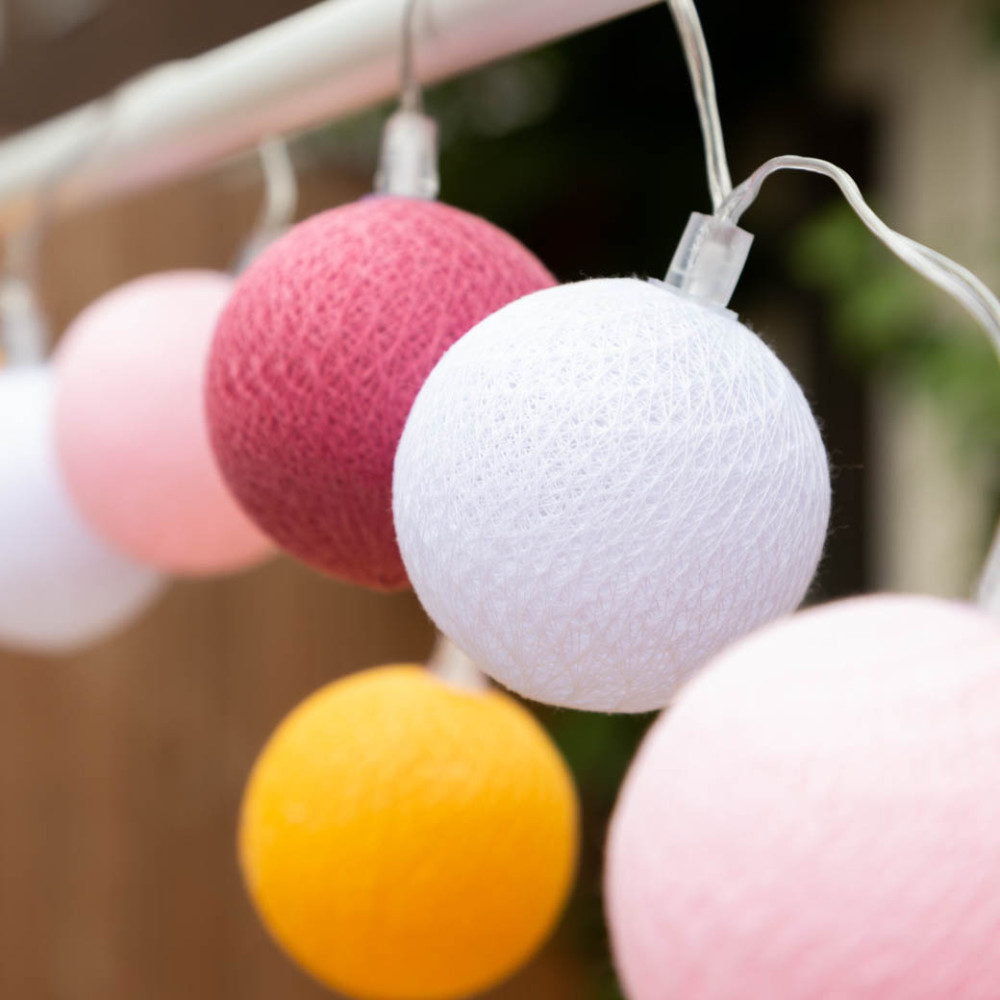 Cotton Ball Lights Outdoor extension kit lichtslinger - Pasion