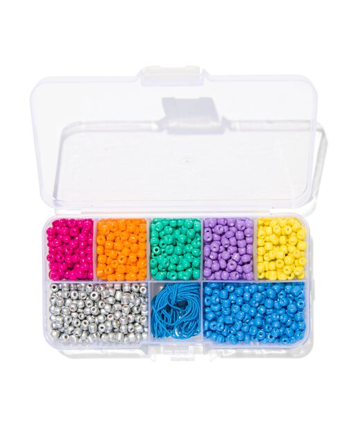 perles en verre 135g couleurs vives