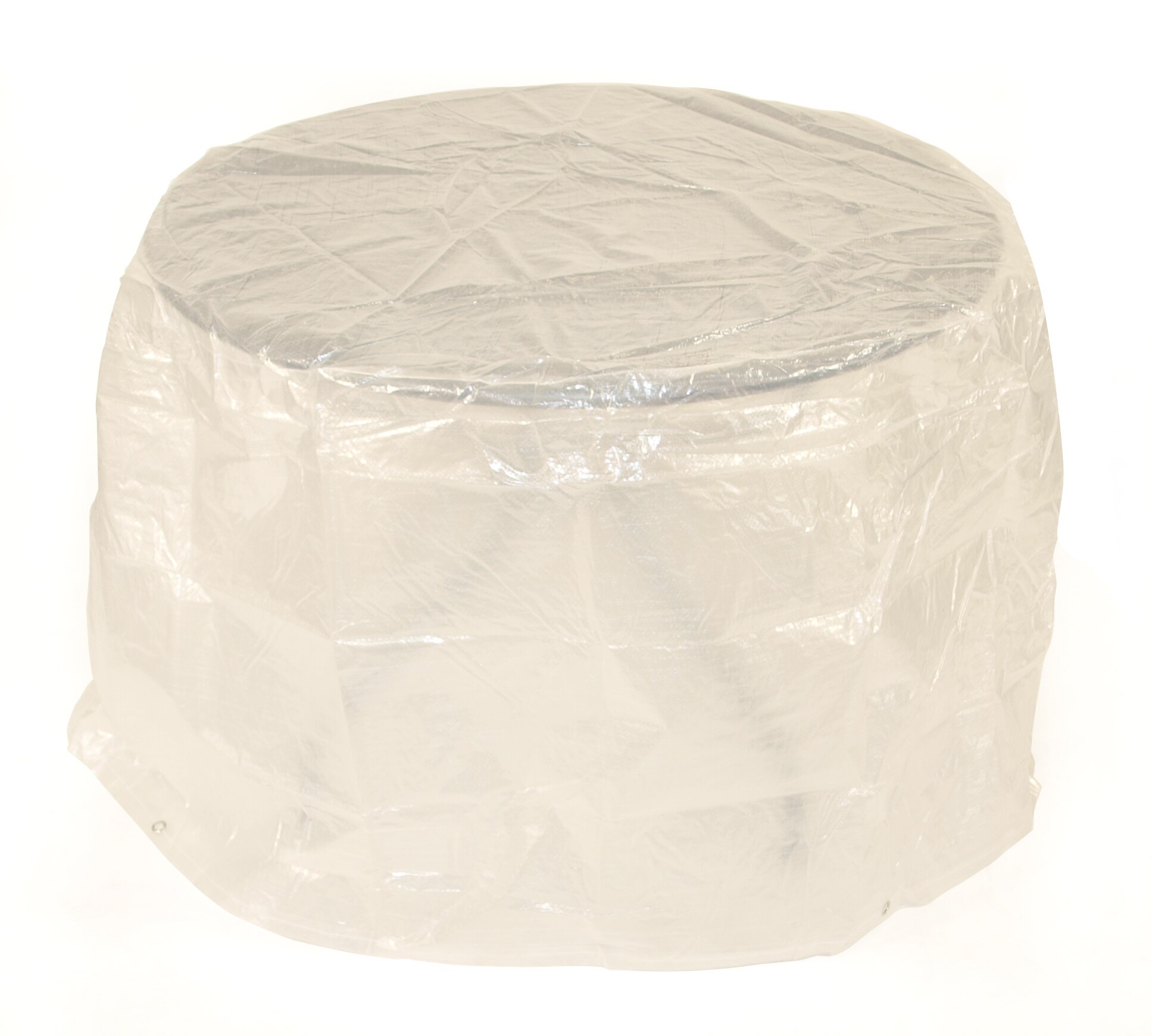 DEGAMO Abdeckhaube Tisch 125x70cm rund, PE transparent