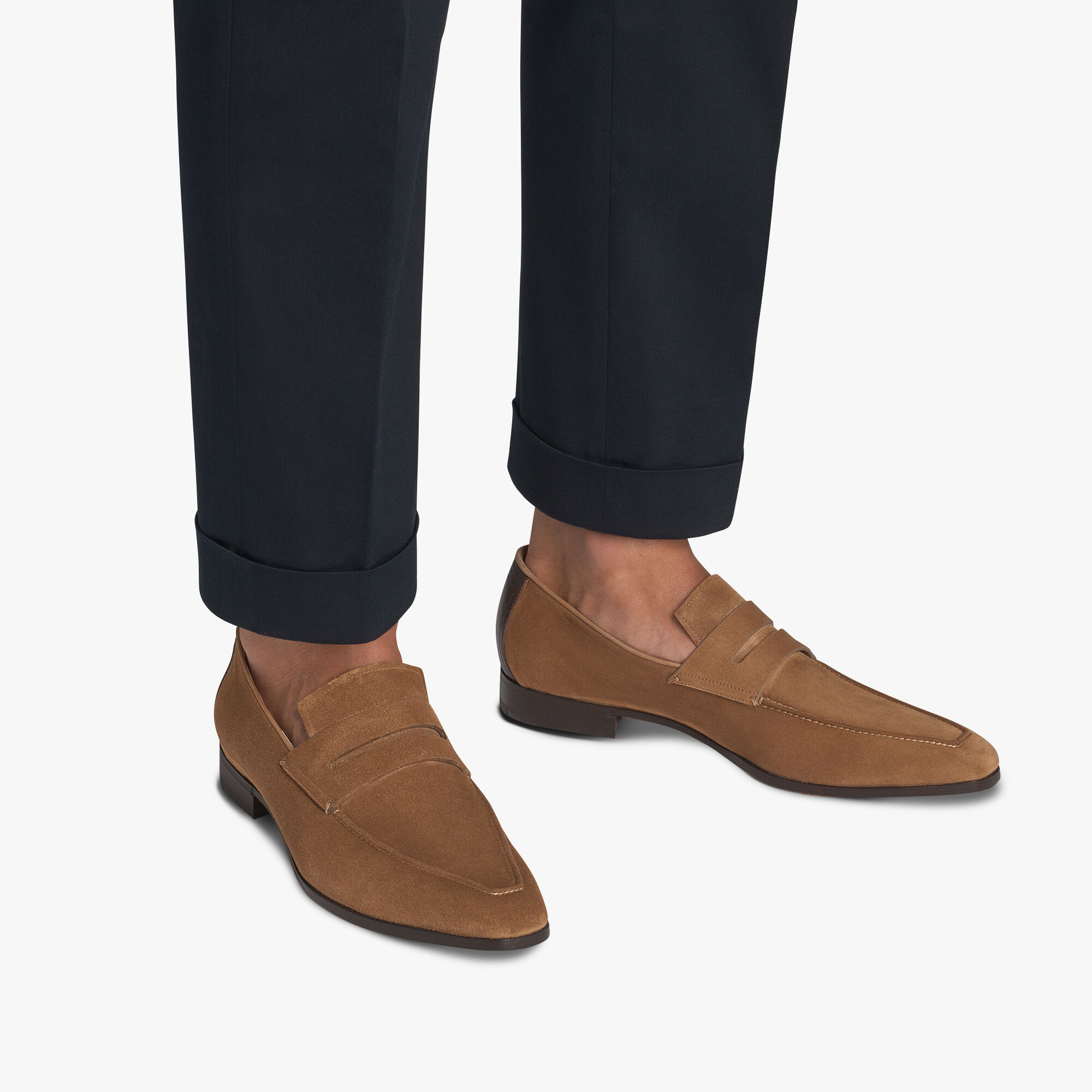 Mocassin Andy Demesure En Cuir Camoscio