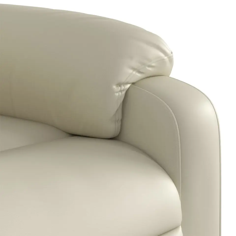 vidaXL - Fauteuil - Crème - Kunstleer