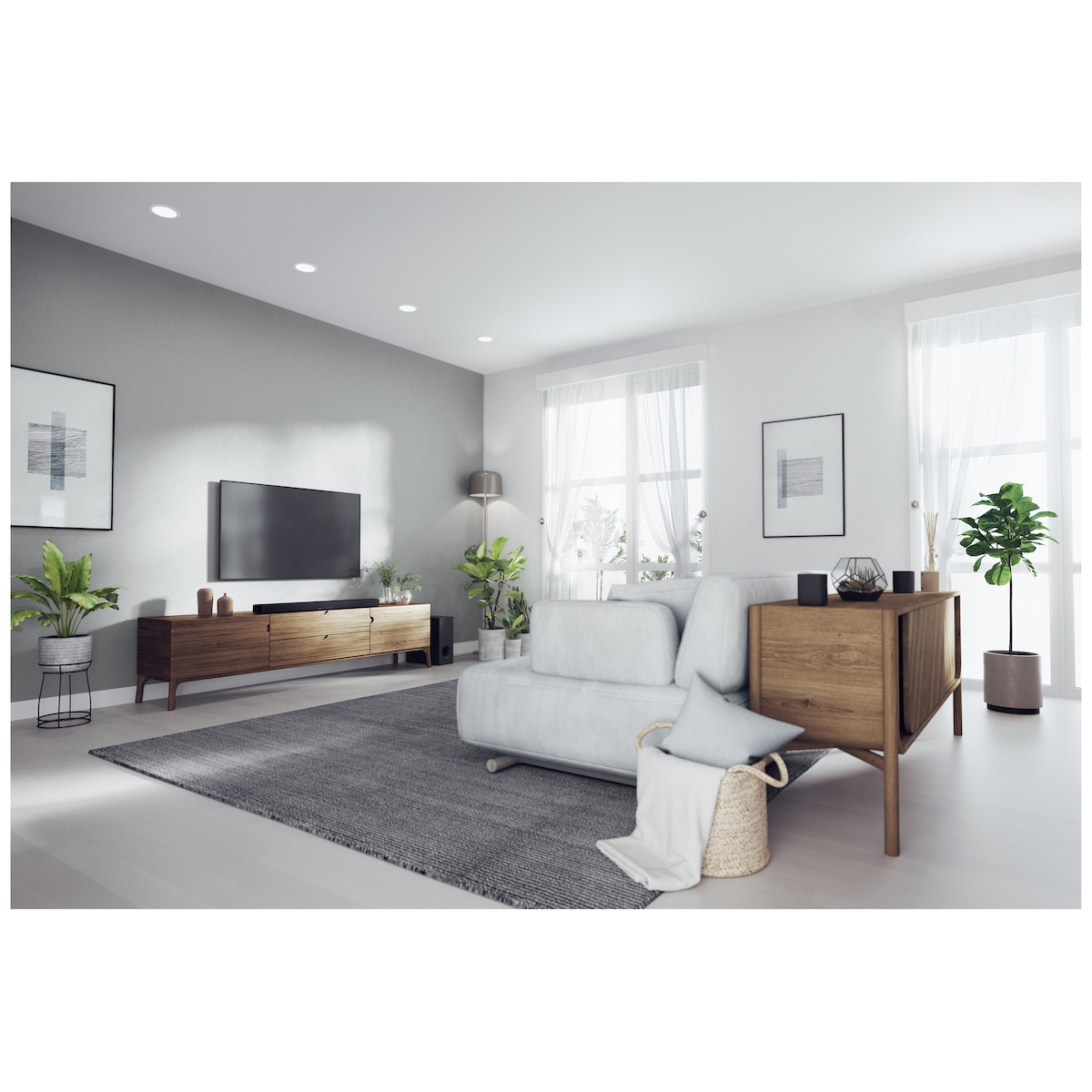 Yamaha True X SRX50A lydplanke (sort)