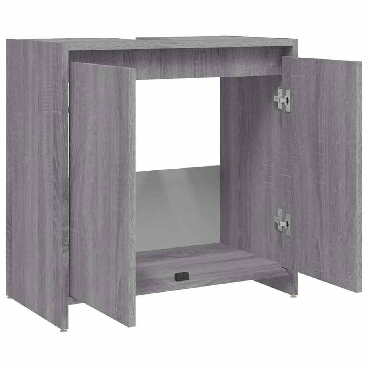 vidaXL Armoire de bain Sonoma gris