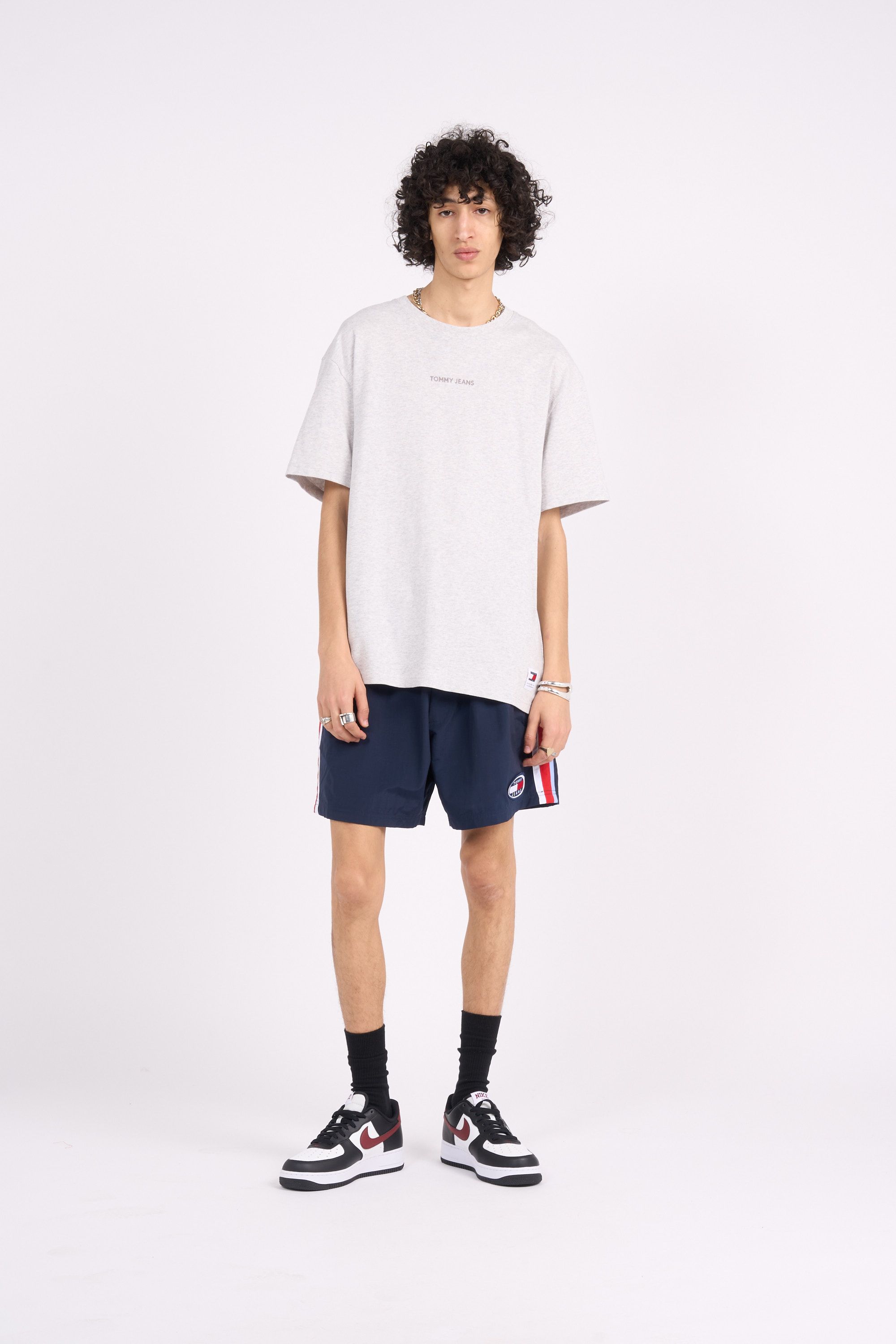 TOMMY JEANS T-shirt TJM REG S NEW CLASSI Gris