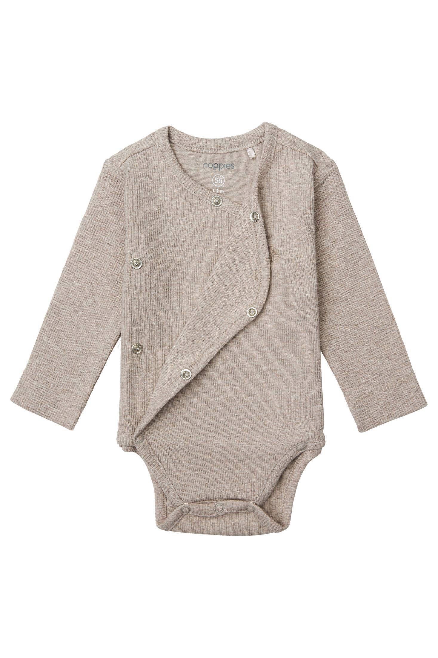 Noppies newborn romper Nino van katoen