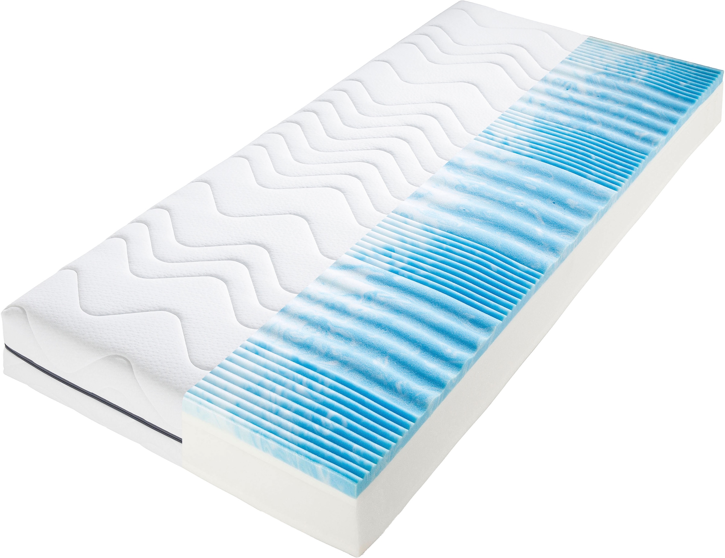 fan Taschenfederkernmatratze »Tulani, Matratze in 90x200 cm, 140x200 cm und weiteren Grössen« 24 cm hoch 530 Federn 1 Stk. tlg. 530 Federn bei Gr. 100x200 cm - atmungsaktive Matratze