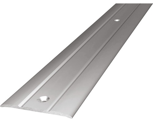 Aluminium overgangsprofiel, zilver, geperforeerd, 38 x 1000 mm
