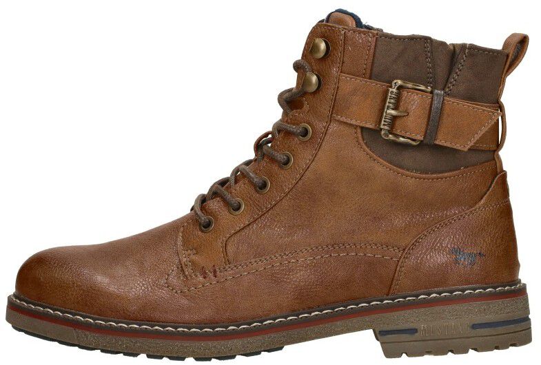 Mustang Veterschoenen Hoog cognac