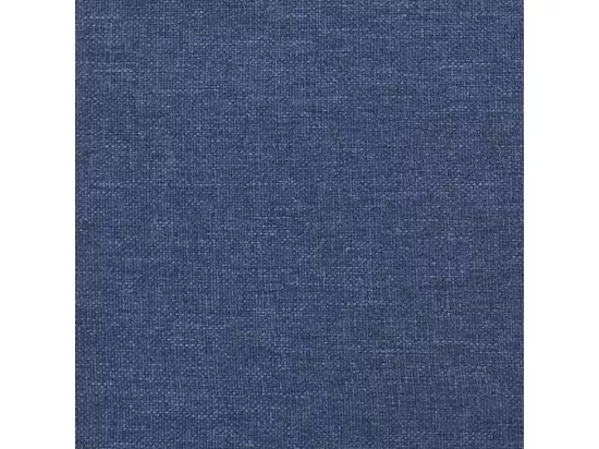 Sommier à lattes de lit Bleu 90x200 cm Tissu
