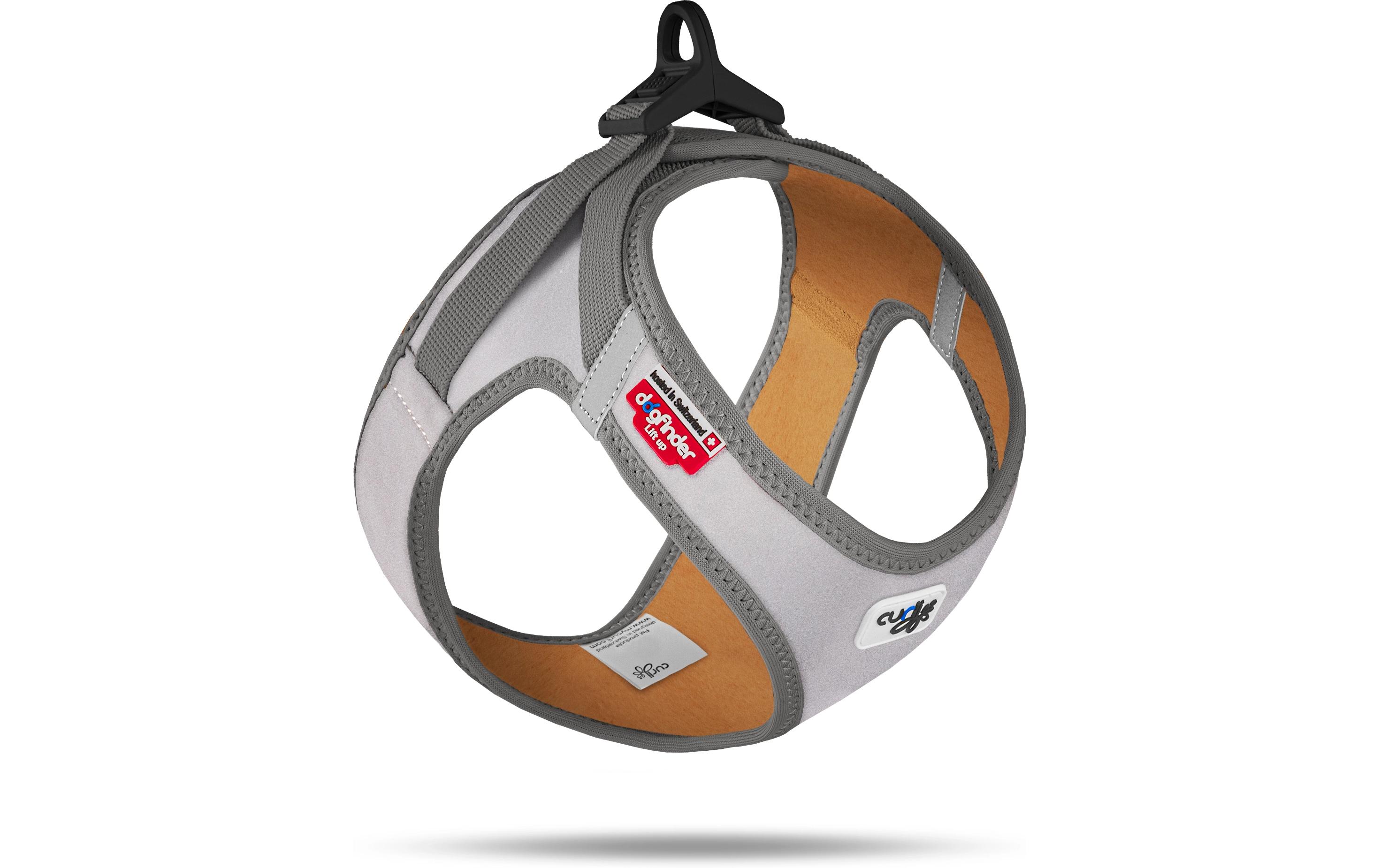 Geschirr Glow Clasp Vest XL GrauReflektierendes Hundegeschirr