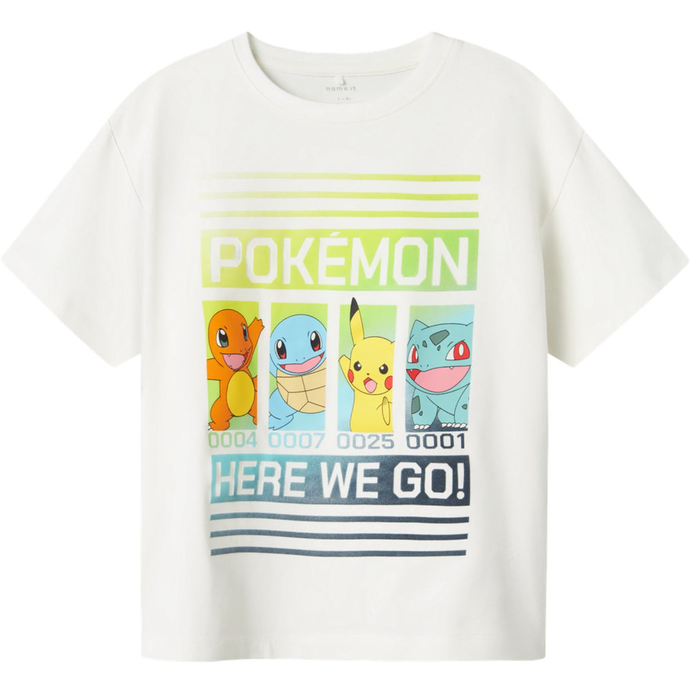 Køb Name It Cloud Dancer Mabr Pokemon Regular T-Shirt Noos