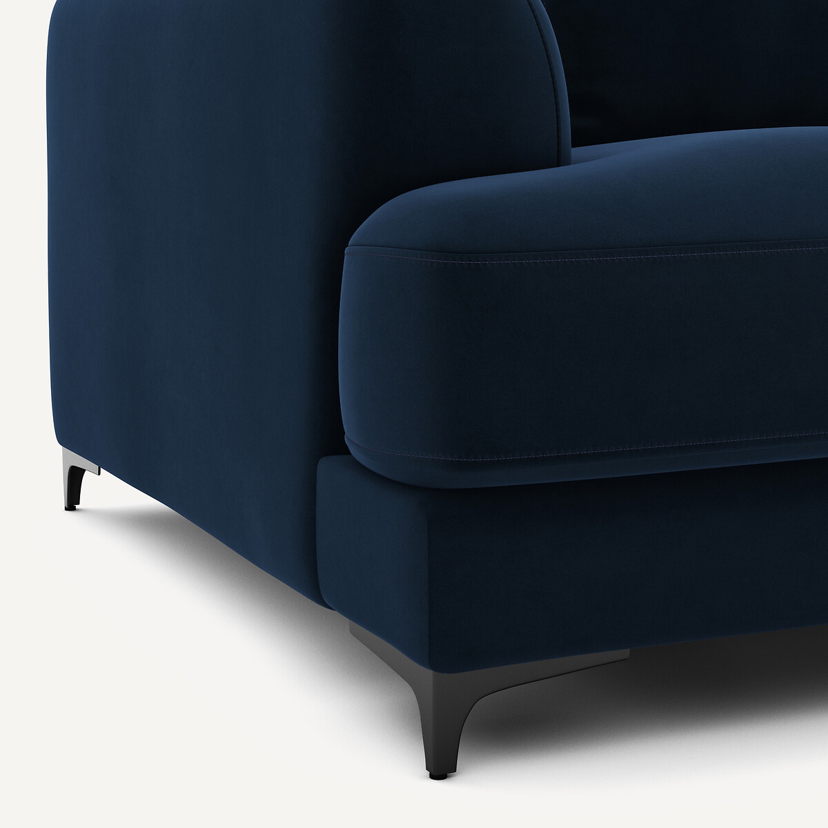 AM.PM<br>Sofá-cama de veludo de 4 lugares, Marsile