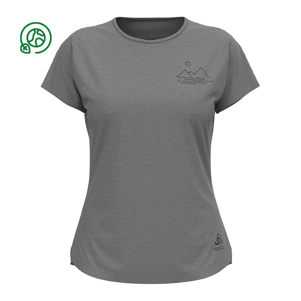 Odlo ASCENT 365 SHARP - Maillot Femme grey melange