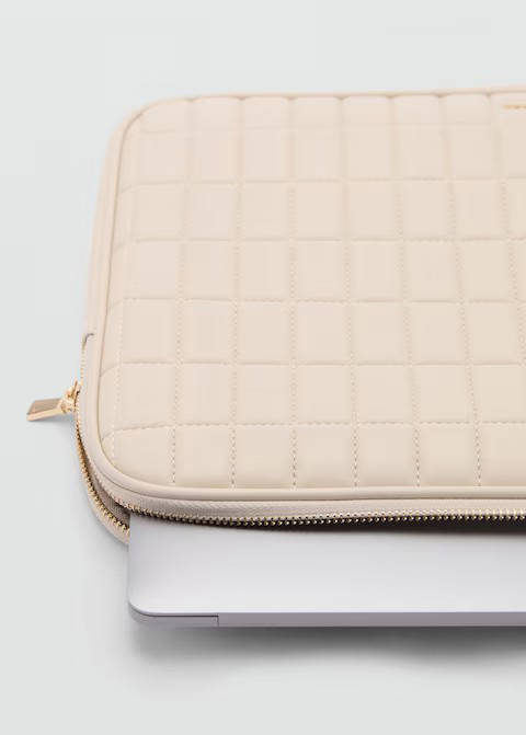 Mango 13 laptophoes beige