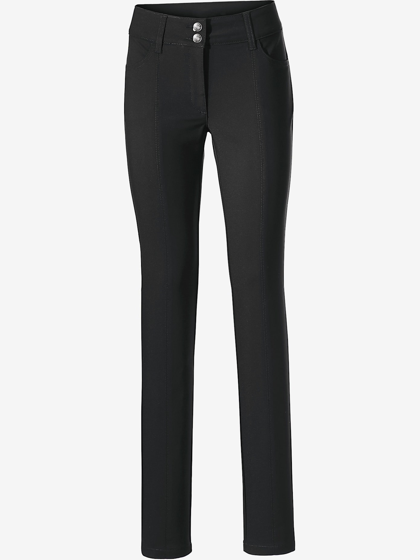 Pantalon effet ventre plat coupe skinny