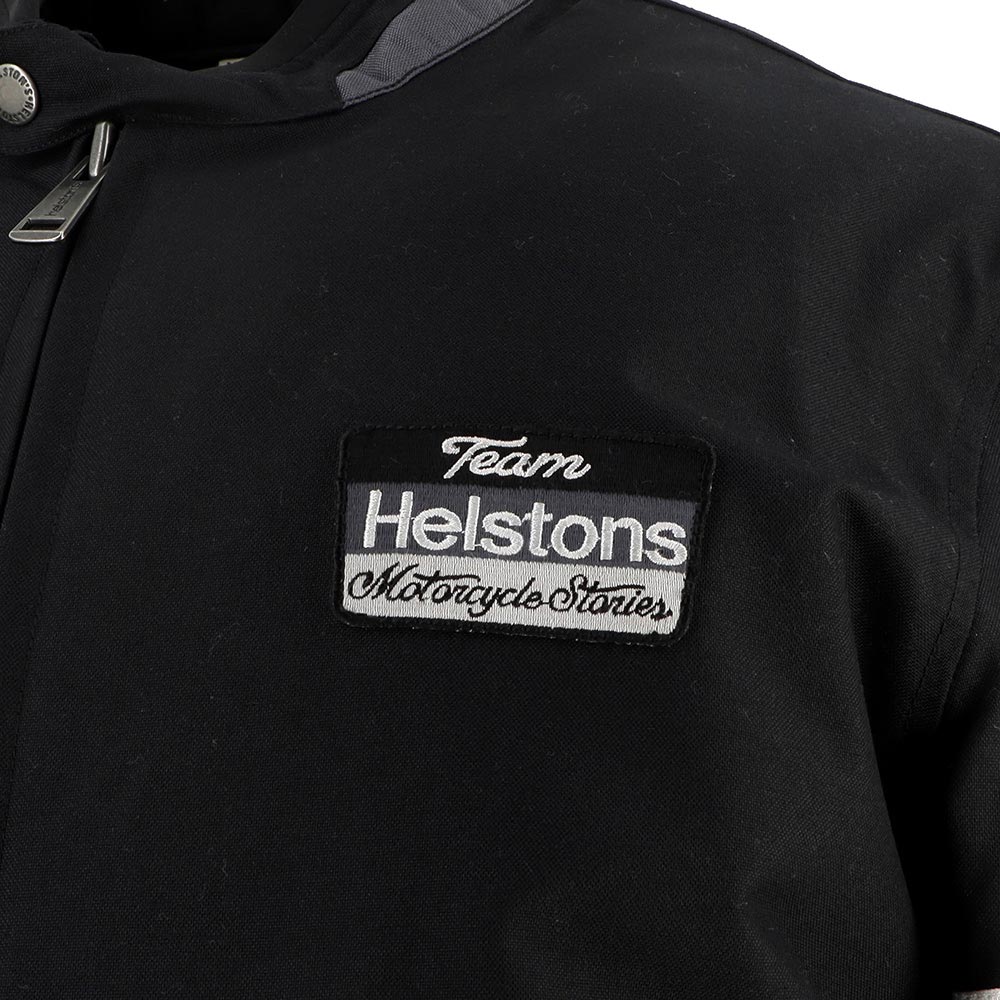 Helstons - Blouson V-Series Tissu Technique Noir