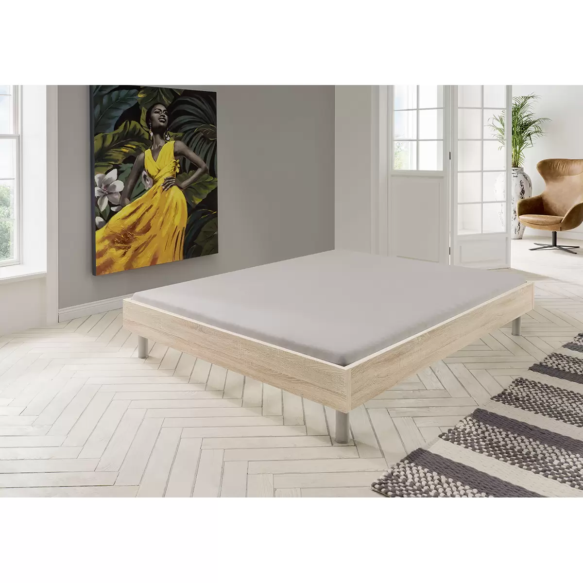 Bett Easy Beds Standard 90x200 Eiche