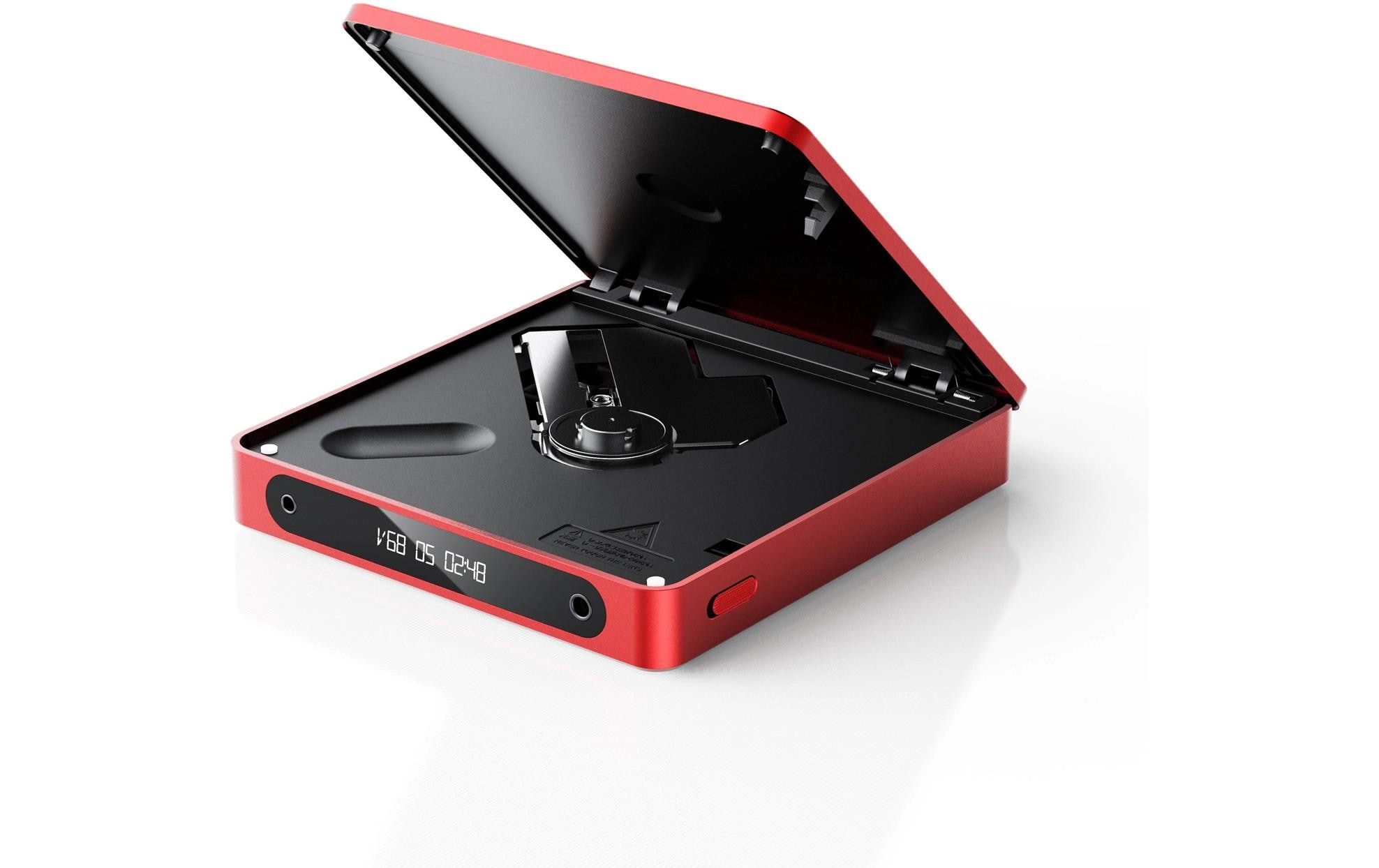 DM13 BT Portabler CD-Player mit Bluetooth Rot<br>Tragbarer Stereo-CD-Player mit Bluetooth
