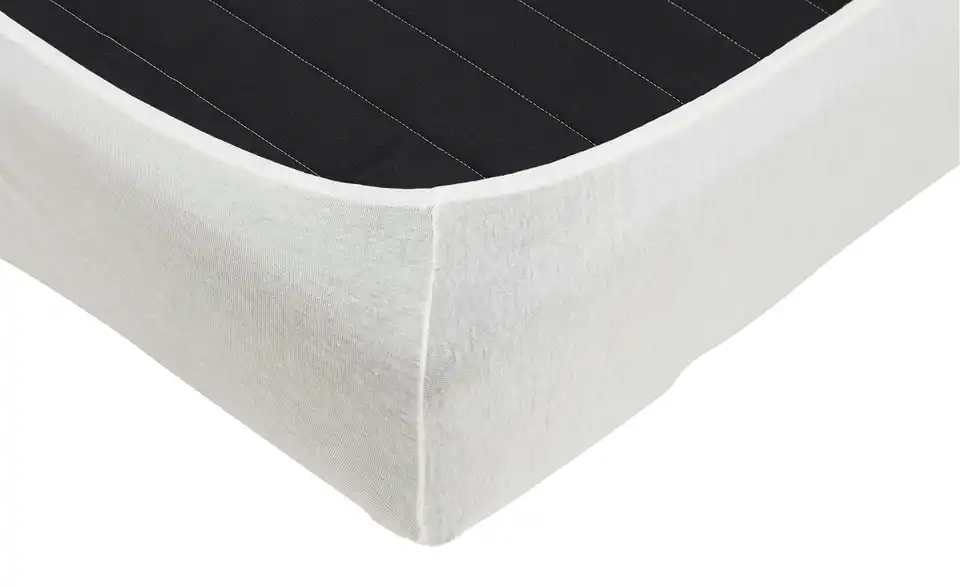 levelone Jersey-Spannbetttuch Weiß 140 cm