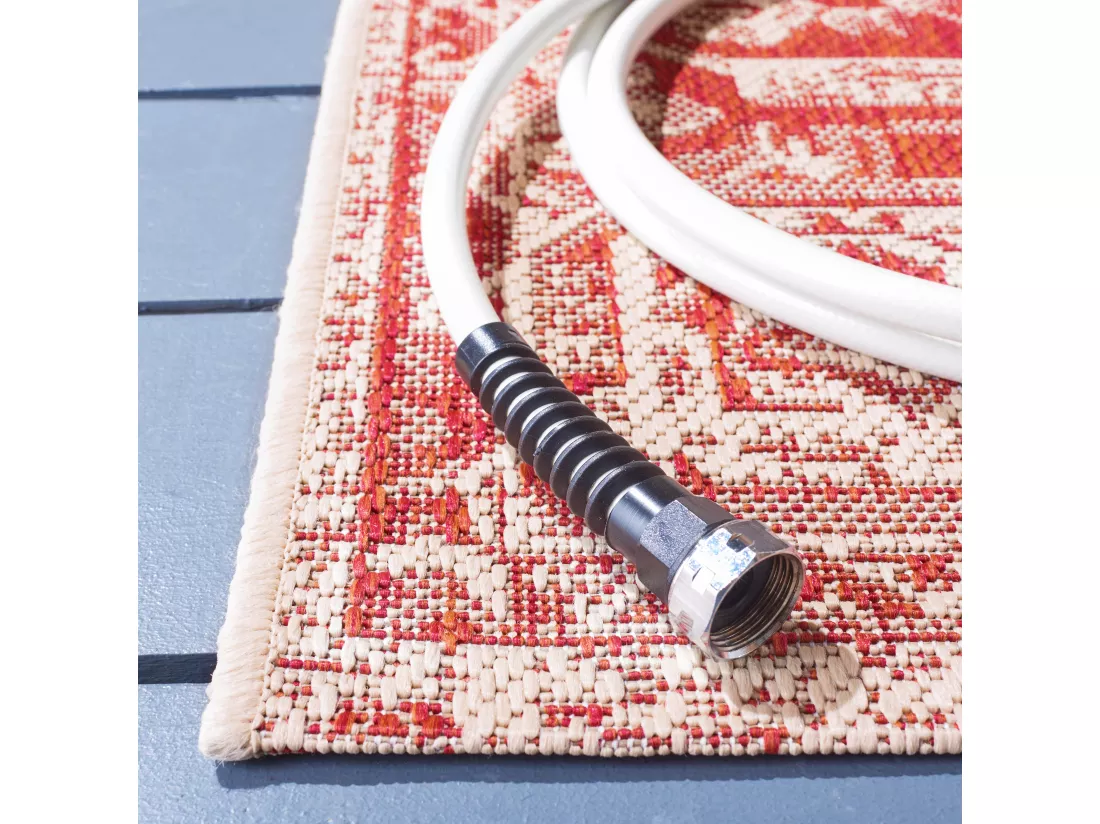 Tapis Red & Creme 61 X 244 cm - Elba