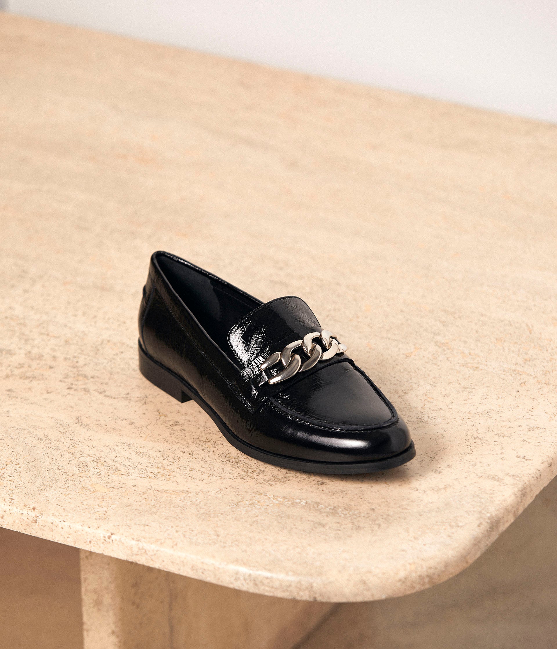 Mocassins noirs Pauline