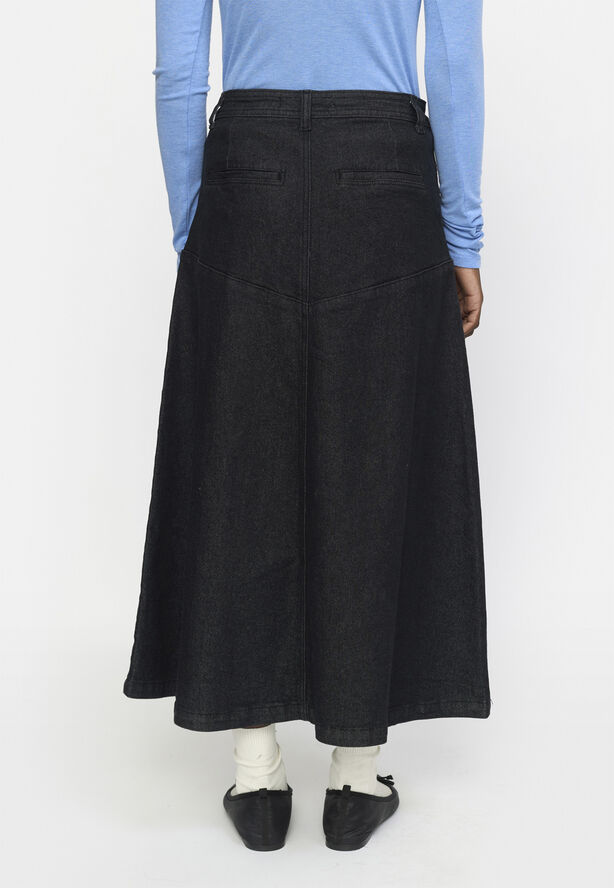 Soft Rebels SRJennie Denim Midi Skirt Black