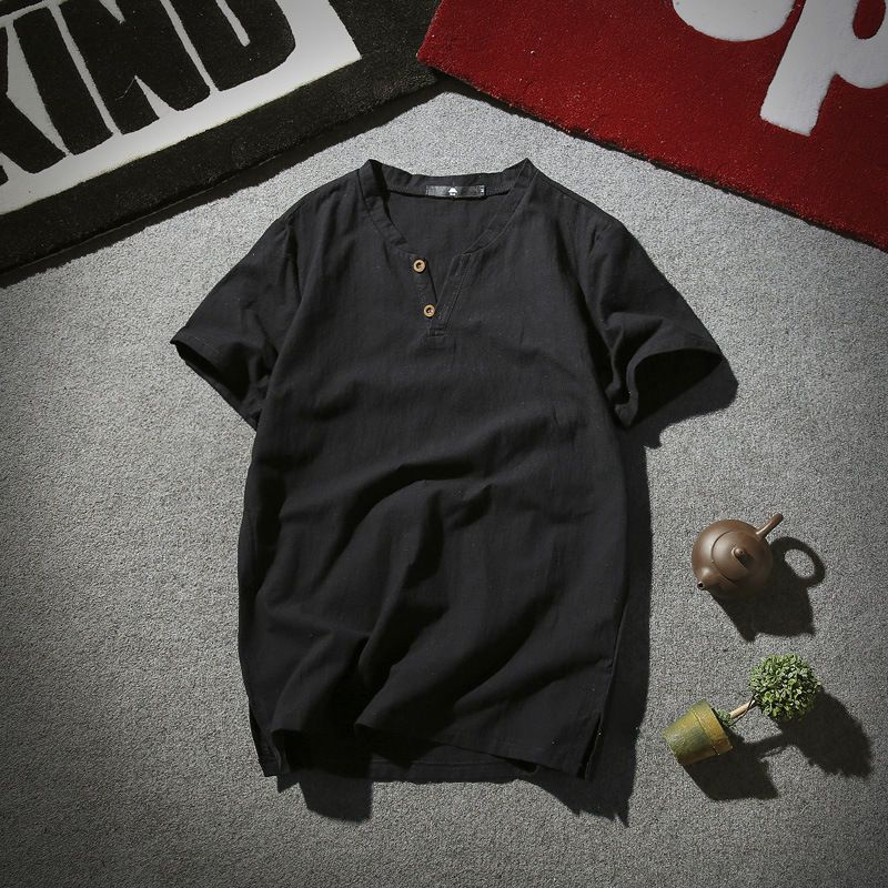 YIKES - Effen T-shirt met korte mouwen