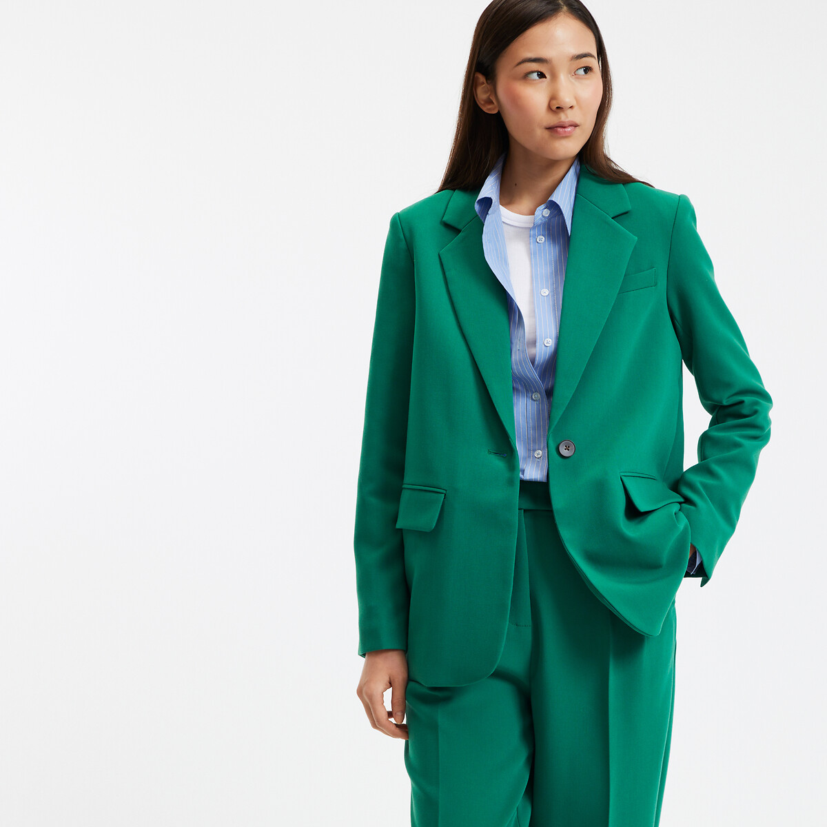 COLEÇÕES LA REDOUTE<br>Blazer de corte amplo