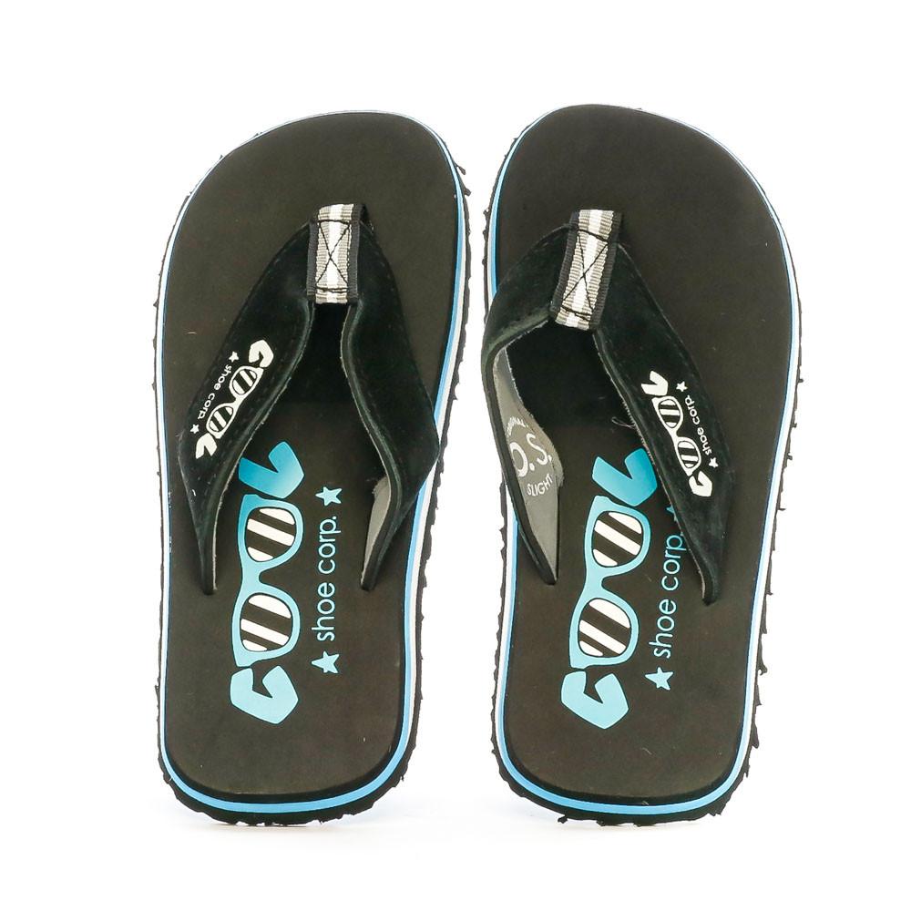 Cool Shoe Tongs Noir/Bleu Garçon Cool Shoe Os