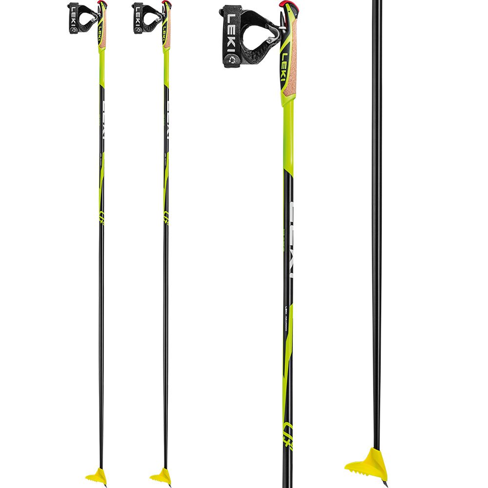 LEKI CC 450 Langlaufstöcke yellow