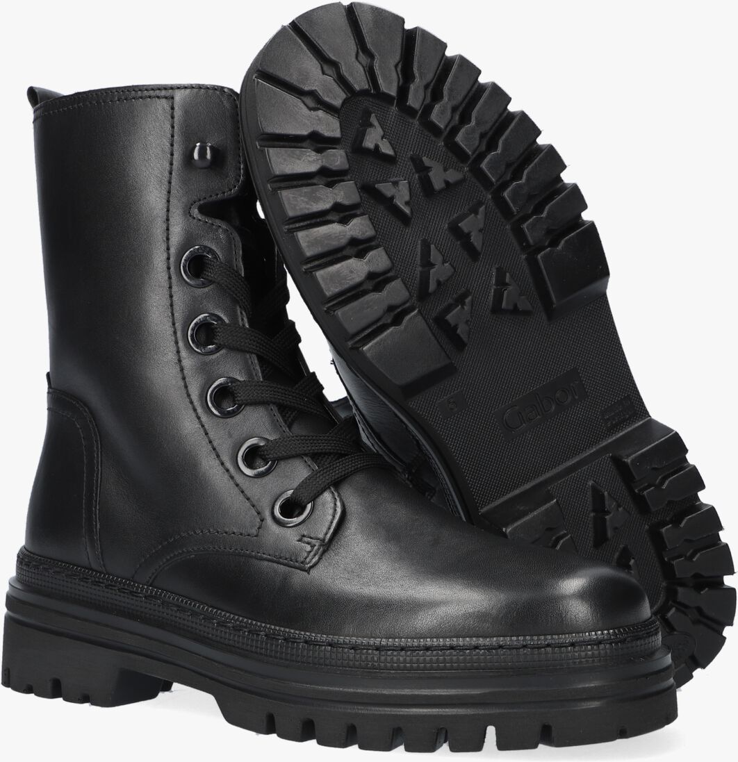 GABOR zwarte gabor veterboots 721.1