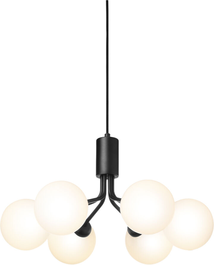 Nuura Apiales 6, satin black / opal Satin black / opal