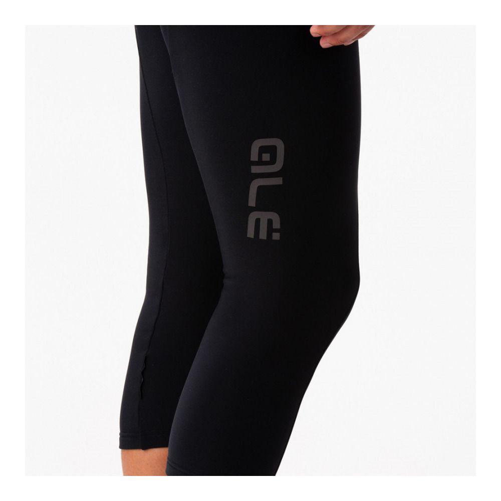 Ale WINTER 3/4 - Cuissard À bretelles Homme black/black