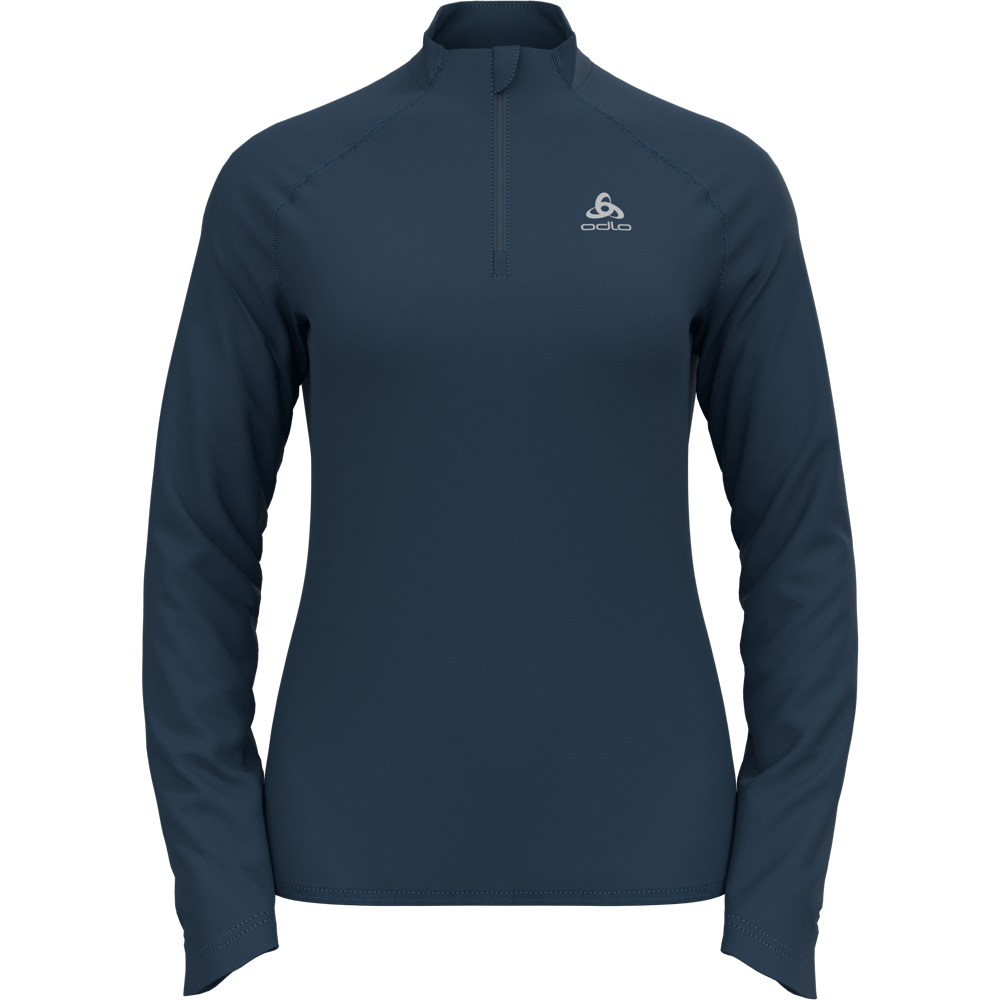 Odlo Berra Light 1/2 Zip Midlayer Damen blue wing teal