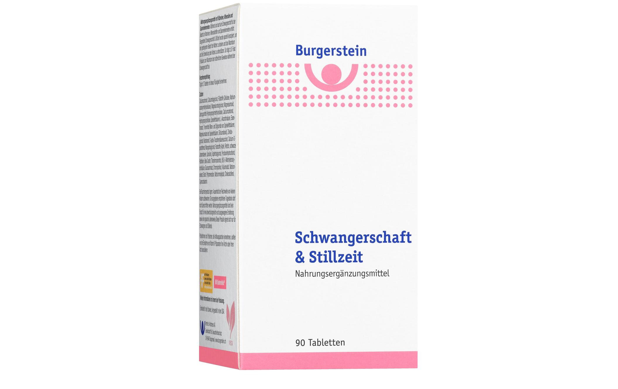 Schwangerschaft und Stillzeit 3 x 90 TablettenNahrungsergänzung, Schwangerschaft und Stillzeit