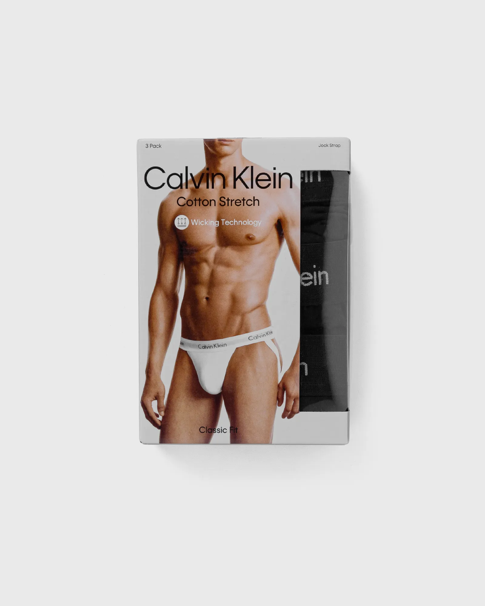 Cuecas Calvin Klein JOCK STRAP - Pacote com 3 unidades