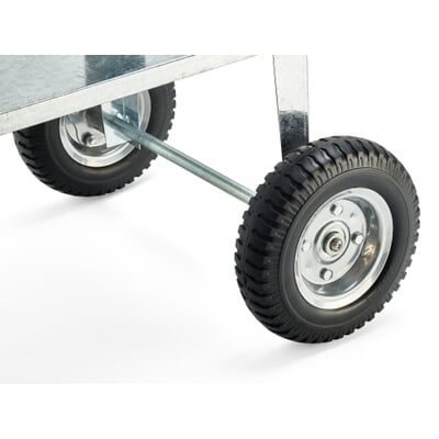 Balkonhochbeet verzinkt rollbar