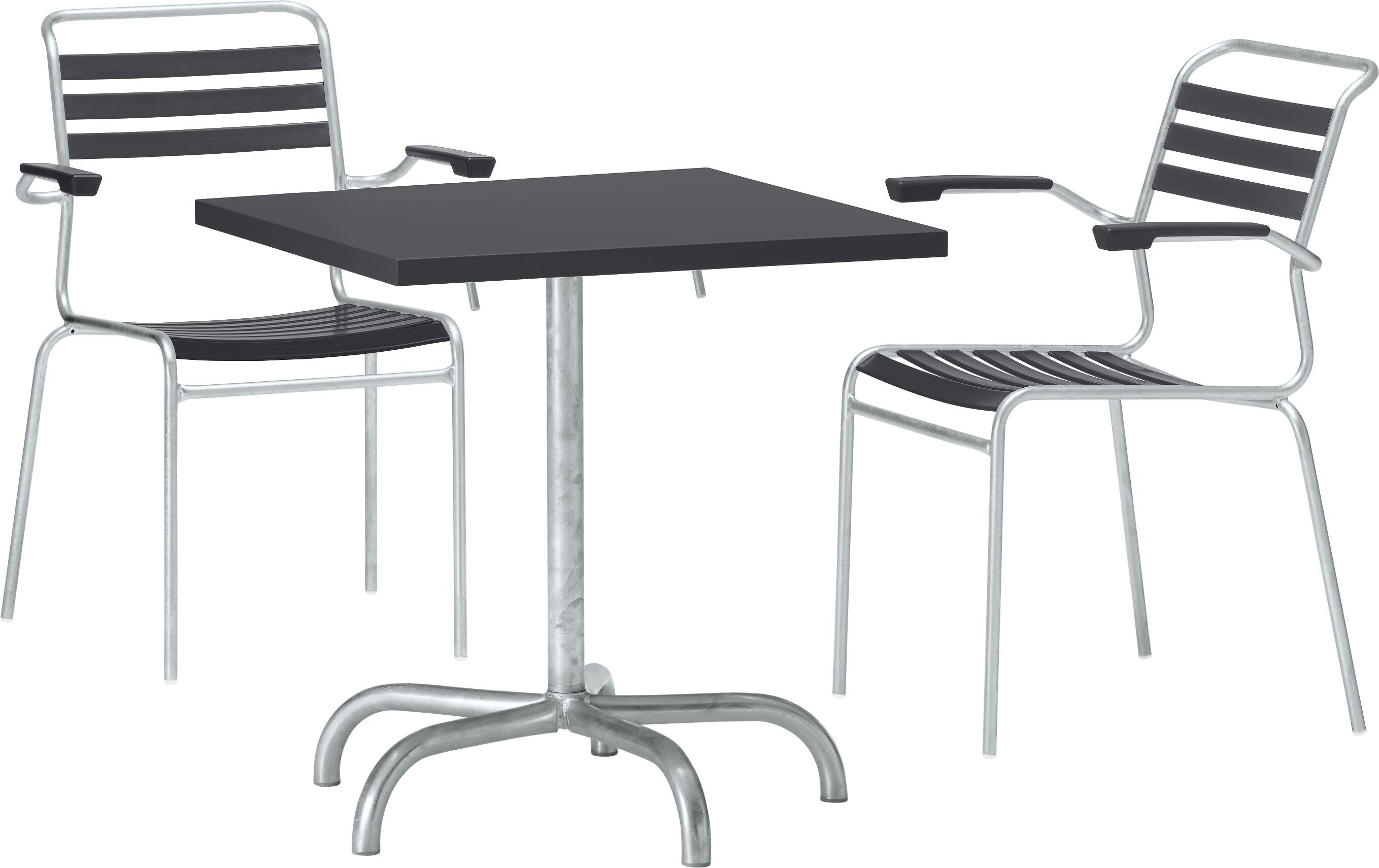 Schaffner SÄNTIS Stuhl - Anthrazit / B: 62.0 cm x T: 60.0 cm x H: 85.0 cm